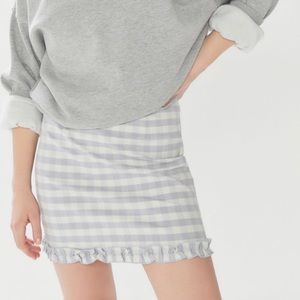 Urban Outfitters Ashton Ruffle Mini Skirt